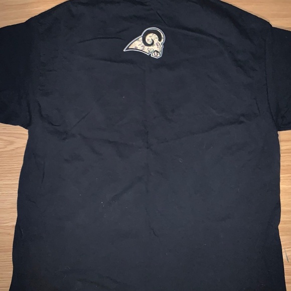 NFL Rams Black T-Shirt NWOT Size XL - Picture 3 of 4